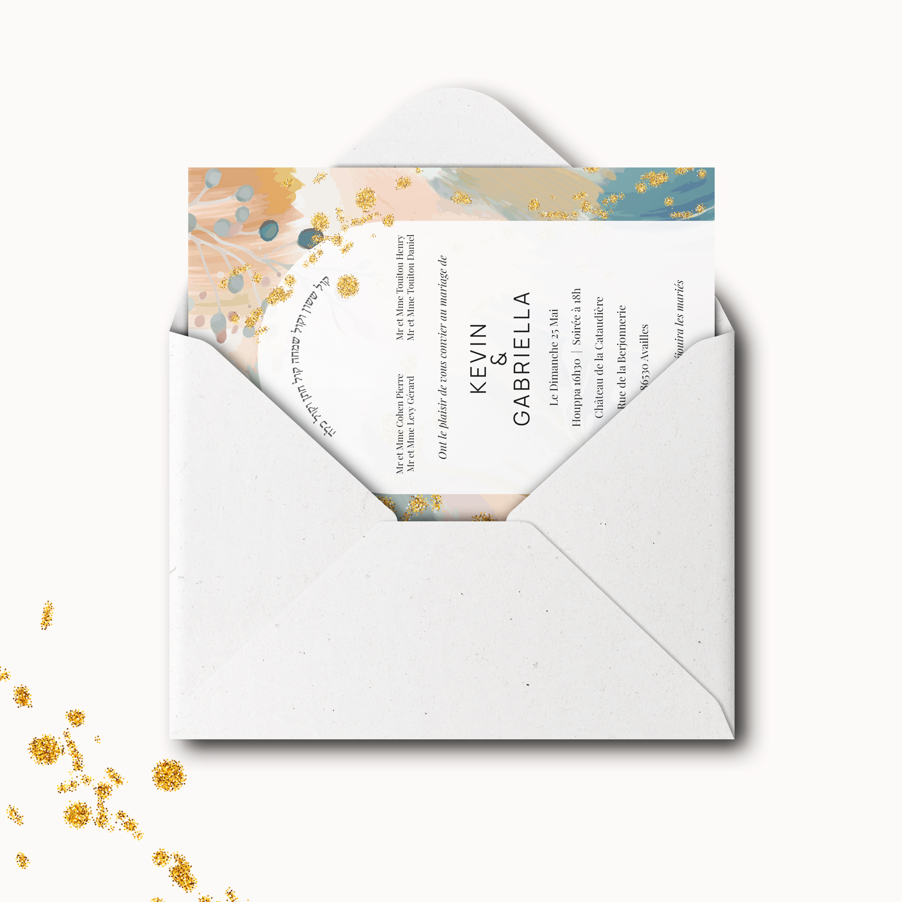 Pattern And Glitter - Le modèle illustre une modernité apaisée : couleur dominante douce, proportions équilibrées, typographie claire. Nos illustrateurs signent une invitation premium qui privilégie la sobriété. Nous assurons la personnalisation complète : intégration de votre texte, ajustement des teintes, ajout discret d’un logo. Diffusée uniquement en numérique, elle atteint vos invités immédiatement. Chaque détail – hiérarchie, contrastes, marges – a été calibré pour garantir fluidité et élégance. Une correspondance contemporaine, fiable et posée.