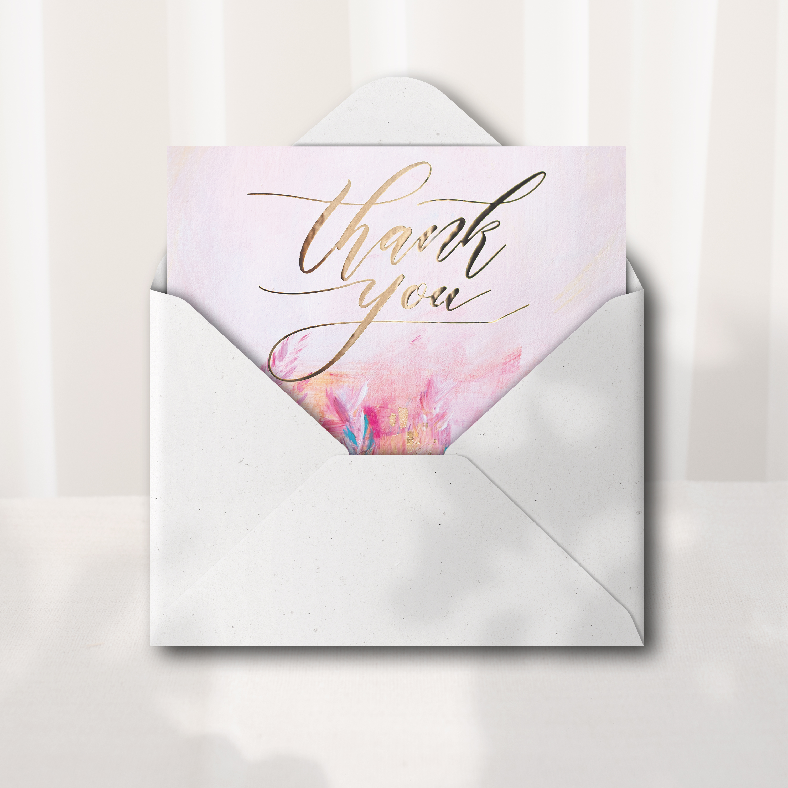 Thank You Wheat - This invitation illustrates composed sobriety: soft dominant hue, balanced margins, and clear typography. Our creators composed a premium model privileging clarity and measure. We provide bespoke personalization: text integration, tone adjustments, discreet logo. Exclusively digital, it reaches your guests instantly. Every choice—proportions, cadence, alignments—was designed for smooth, elegant reading. A contemporary, sober, reliable correspondence.