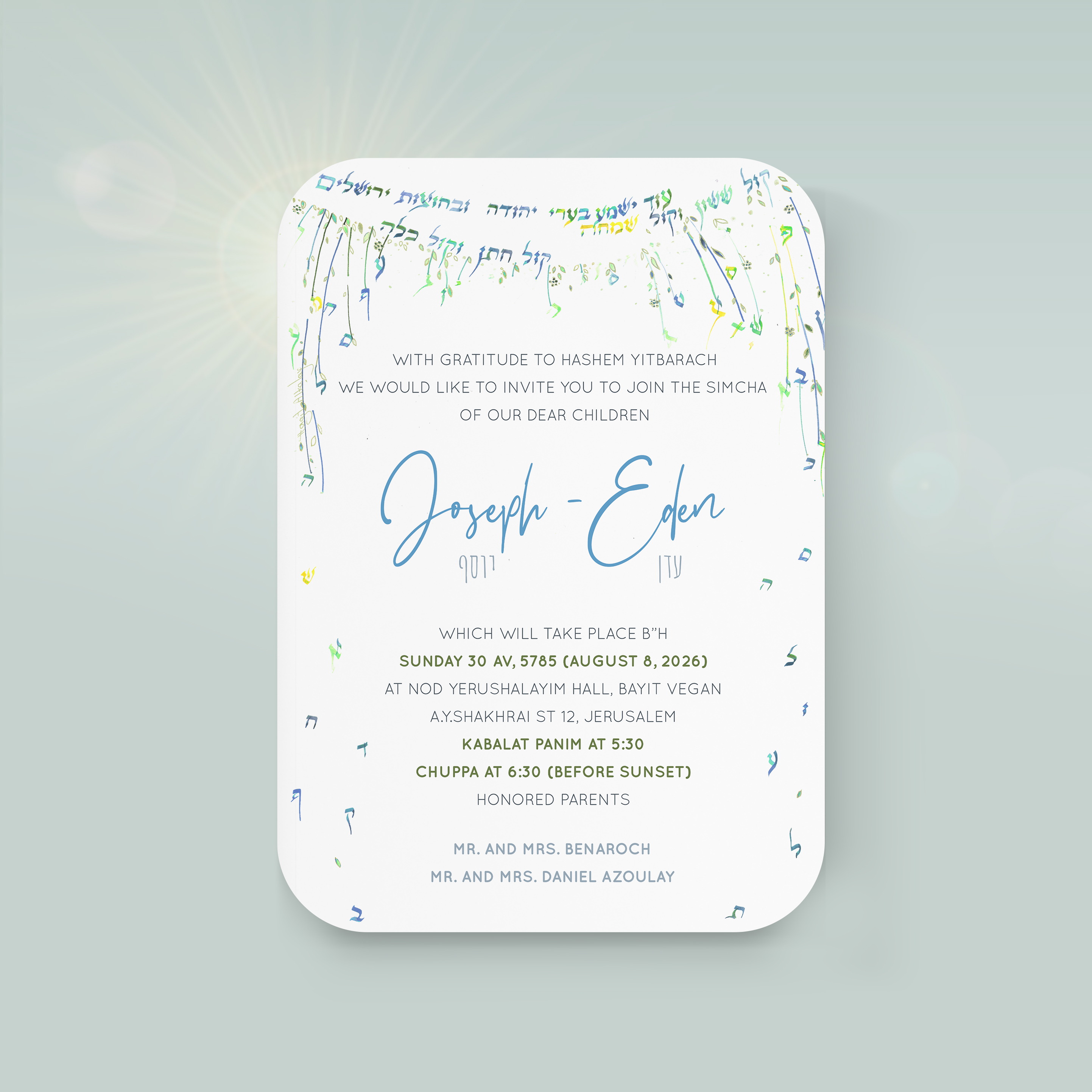 Our Wedding In Color