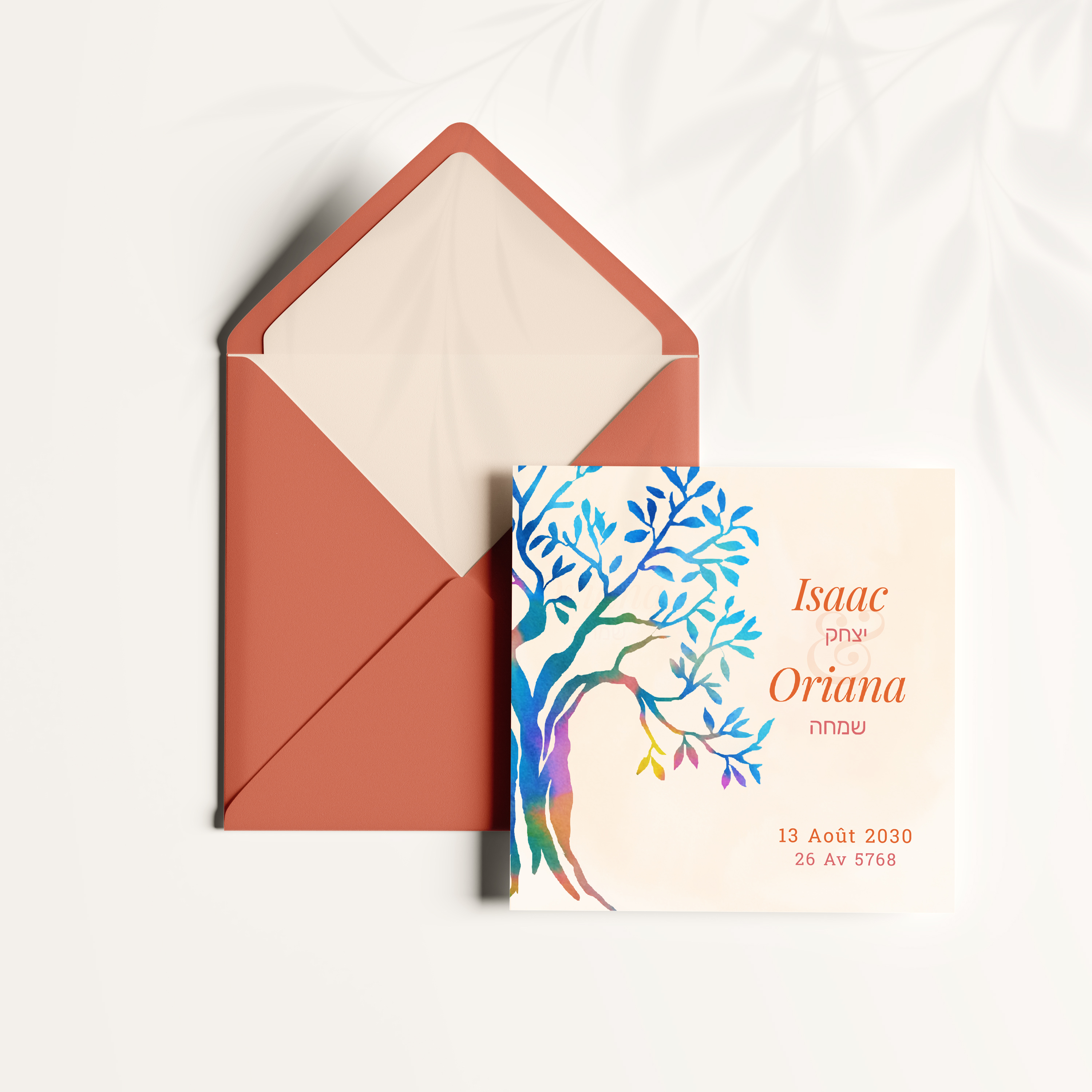 Tree Of Life Colors Std - Cette invitation adopte une dominante chromatique douce, équilibrée par une structure régulière et une typographie lisible. Nos créateurs ont façonné une esthétique premium qui met l’accent sur la clarté et l’harmonie. Vous nous confiez le texte, nous l’intégrons avec soin, ajustons la palette et ajoutons un logo discret. Diffusée exclusivement en digital, elle atteint vos invités immédiatement. Chaque détail – proportions, alignements, contrastes – a été pensé pour assurer fluidité et élégance. Une correspondance contemporaine, simple et raffinée.