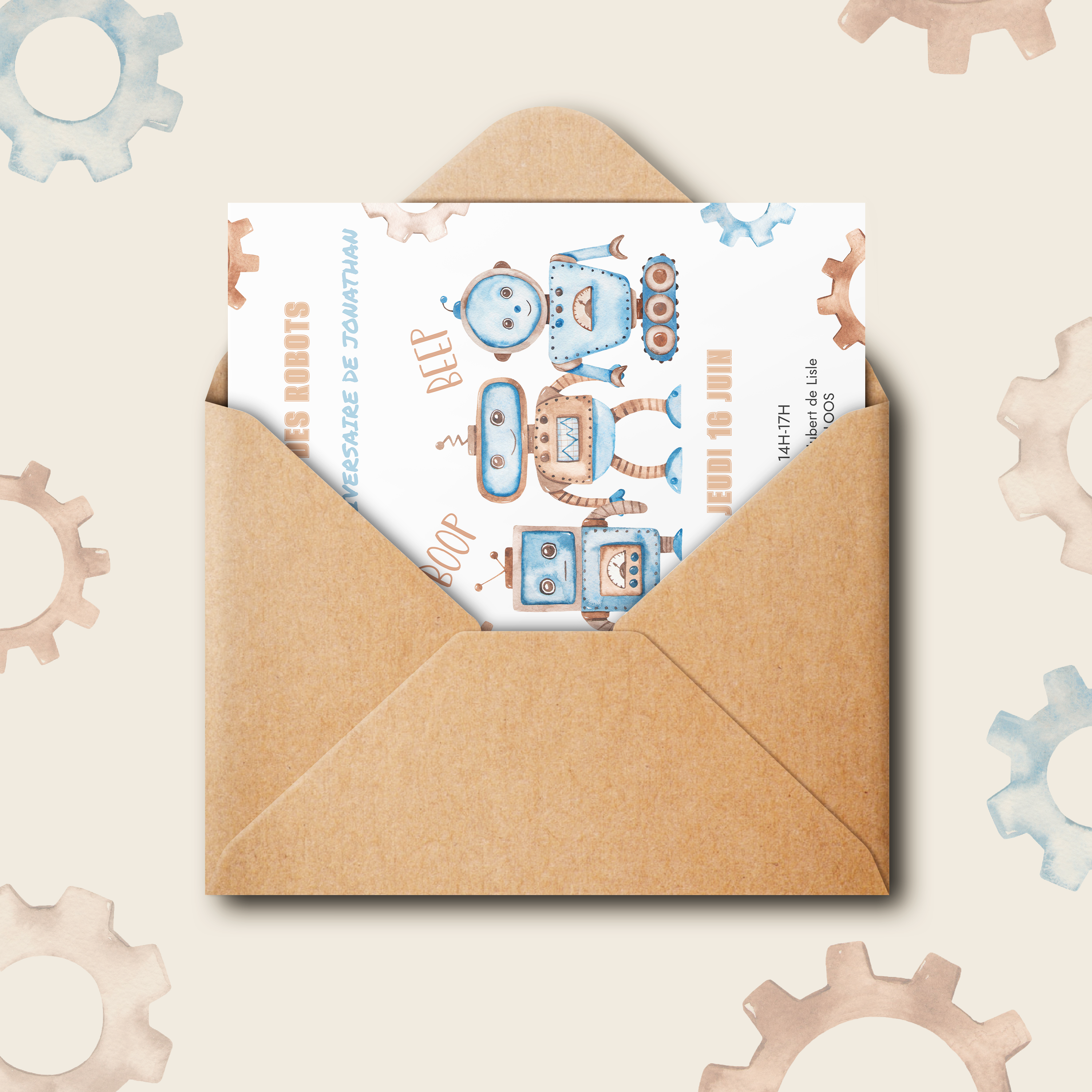 Robots Are Calling - This invitation expresses luminous simplicity: clear dominant hue, sober margins, and crisp typography. Our creators wanted premium aesthetics reflecting accuracy. We provide full personalization: you send us your text; we integrate it, harmonize colors, and add a discreet logo. Exclusively digital, it reaches your guests instantly. Every parameter—cadence, alignments, contrasts—was calibrated to preserve flow and elegance. A contemporary, simple, refined correspondence.