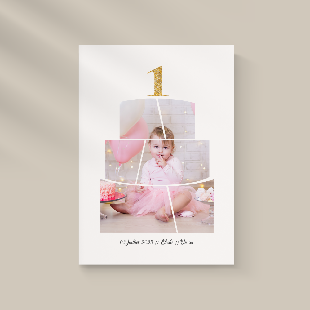 First Cake - Ici, la couleur dominante sert de repère calme et précis. Les alignements stables et la typographie nette composent une mise en page premium qui valorise la clarté. Conçue par nos illustrateurs, l’invitation assume une modernité discrète, débarrassée des effets. Nous assurons la personnalisation complète : vous nous envoyez le texte, nous le mettons en page, ajustons la palette et ajoutons un logo discret selon vos besoins. Au format digital, l’envoi est instantané et favorise une diffusion élégante. Chaque élément – hiérarchie, rythme, proportions – a été pensé pour offrir une lecture fluide et durable.