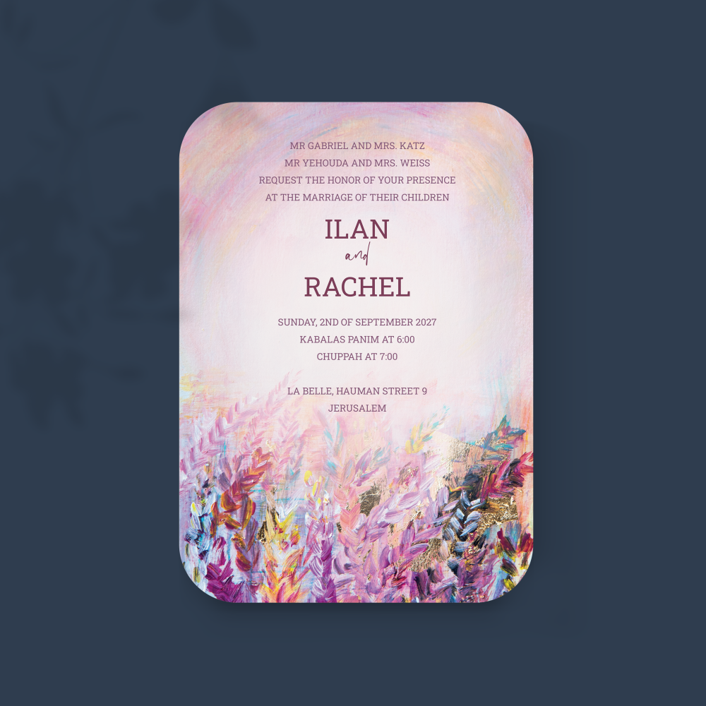 Wheat Field - Le modèle illustre une sobriété lumineuse : dominante chromatique claire, marges régulières, typographie nette. Nos illustrateurs ont conçu une invitation premium qui valorise clarté et équilibre. Nous assurons la personnalisation sur mesure : texte intégré, nuances ajustées, ajout discret d’un logo. Diffusée uniquement en numérique, elle rejoint vos invités immédiatement. Chaque élément – cadence, proportions, rythme – a été calibré pour offrir une lecture élégante et durable. Une correspondance contemporaine, fiable et élégante.