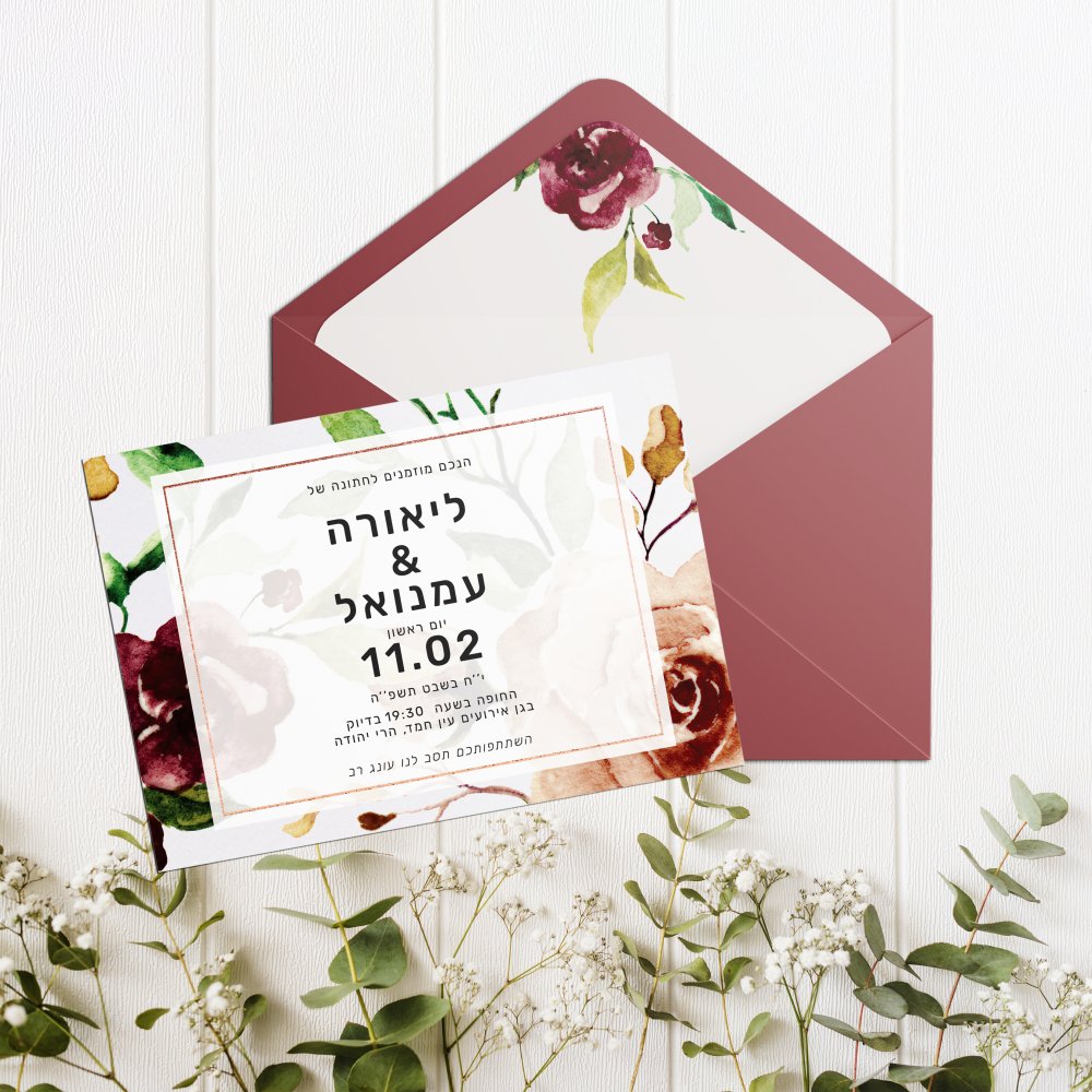 Floraly Landscape - The drawing illustrates calm sobriety: soft dominant hue, balanced margins, careful typography. Our creators envisioned a premium invitation that values clarity and harmony. We deliver bespoke personalization: integrated text, adjusted tones, discreet logo. Exclusively digital, it reaches your guests instantly. Every element—cadence, proportions, hierarchy—was calibrated to preserve flow and elegance. A contemporary, reliable correspondence.