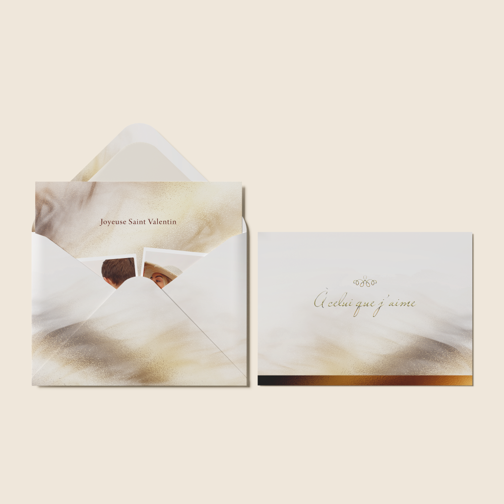 Sable Émouvant - יצירה זו מדגישה גוון דומיננטי חזק המרוכך על ידי שוליים קבועים וטיפוגרפיה מוקפדת. הניגודים מדודים כדי להעצים את המילים מבלי לשבור את האיזון. בעיצוב המאיירים שלנו הדגם מעדיף אסתטיקה עכשווית ואלגנטית. אנו מטפלים בהתאמה אתם מוסרים את הטקסט ואנו מעצבים אותו בדיוק מאזנים גוונים ומוסיפים לוגו עדין אם נדרש. בדיגיטל בלבד ההזמנה מגיעה מיד לנמענים. כל פרט משקף רצון לתוצאה ברורה ומתמשכת. התכתבות פרימיום המשלבת עוצמה ודיוק.