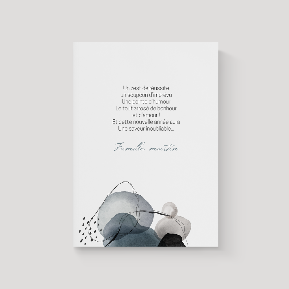 Abstract Blue - הזמנה Abstract Blue מציגה פלטה של גווני כחול המשתלבים ומתערבלים כמו גלים באוקיינוס בתנועה. ברכה זו הופכת את האיחולים לציור חי כמעט כמו אקוורל שבו כל גוון מבטא רגש. הצורה המופשטת משחררת את הדמיון: אפשר לראות שמים משתנים, ים עמוק או נשימה אמנותית. העיצוב המקורי מבטא תפיסה עכשווית של תקשורת שבה האמנות והמסר מתאחדים. נוצרה על ידי מאיירים מלאי השראה, ההזמנה Abstract Blue היא יצירה ייחודית הלוכדת במודרניות שלה. אנו משלבים את הטקסט בזהירות, מתאימים את הצבעים או מוסיפים לוגו עדין במידת הצורך. בפורמט דיגיטלי בלבד ההזמנה מגיעה מיד לנמענים. מתנה זו היא יותר מאיחול: היא הזמנה להתבוננות ולרגע של יופי המלווה את מחשבותיכם באלגנטיות ובעוצמה.