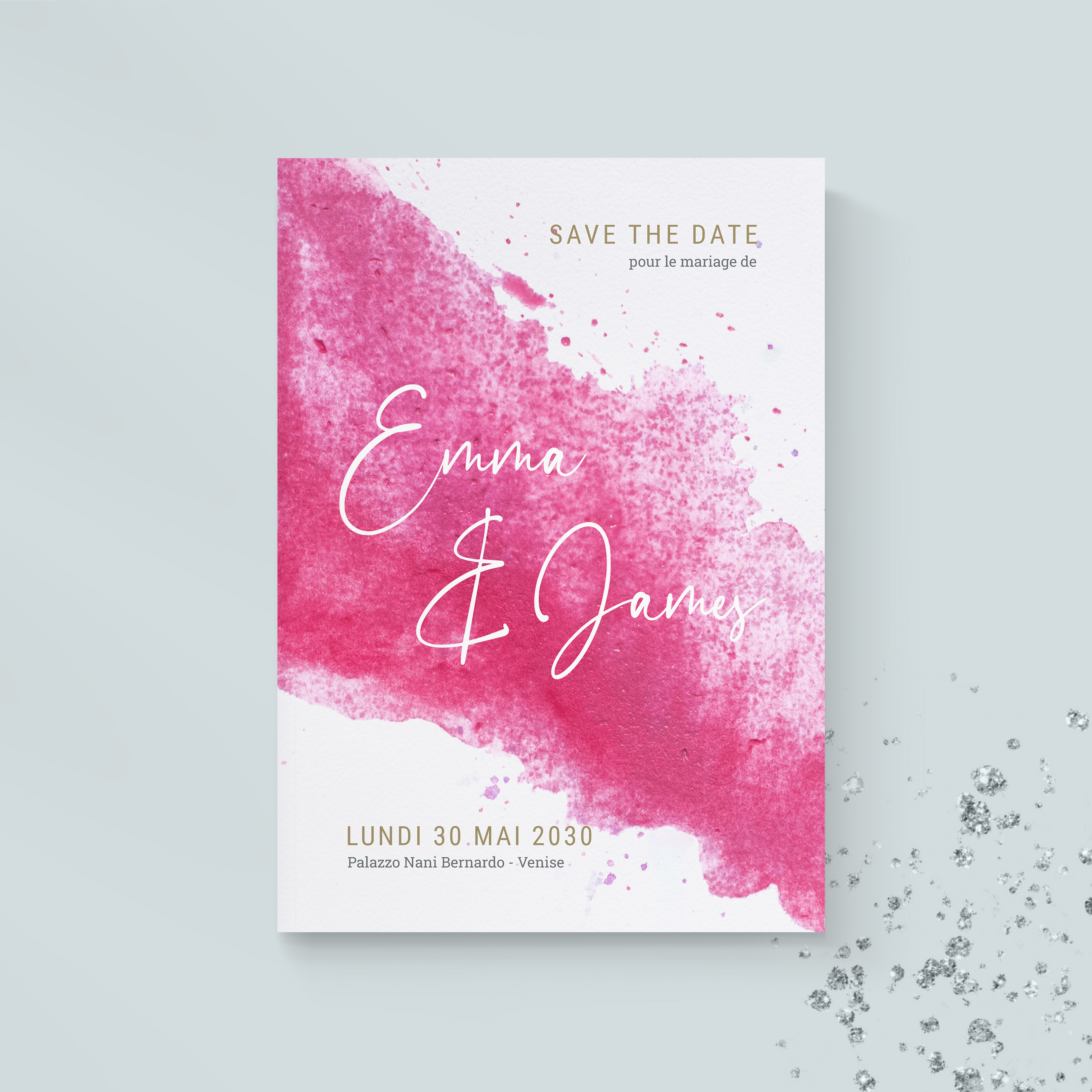 Save In Pink - Cette invitation adopte une sobriété lumineuse : couleur dominante claire, marges équilibrées, typographie soignée. Nos créateurs signent une présence premium qui s’impose par sa mesure. Vous nous confiez le texte ; nous l’intégrons avec exactitude, harmonisons la palette et ajoutons un logo discret. Entièrement digitale, elle atteint vos invités en un instant. Les proportions stables, les contrastes retenus et la hiérarchie nette offrent une expérience fluide. Une correspondance contemporaine, fiable et élégante.